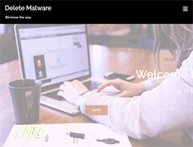 Tablet Screenshot of deletemalware.net